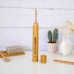 bamboo toothbrush travel case