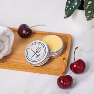 Cherry Natural Lip Balm In Tin