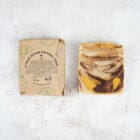 Citrus scrub soap slice