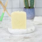 Ylang ylang, grapefruit and lemon natural soap bar.