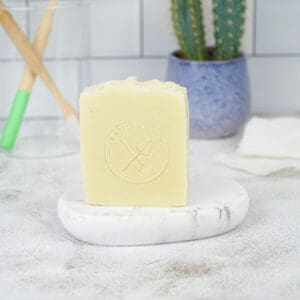 Ylang ylang, grapefruit and lemon natural soap bar.