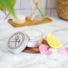 Lemon & Rose Natural Deodorant in Tin