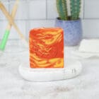 Lemon and Rose natural soap bar