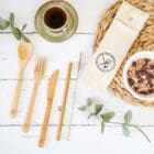 Bamboo cutlery set