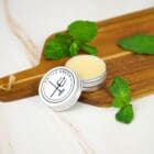 Peppermint natural lip balm tube