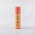 rose natural lip balm tube